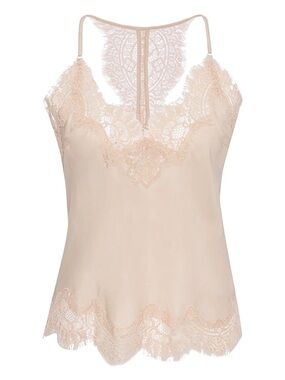 ✨ Like New Gold Hawk Lucy Crop Cami Cream ✨